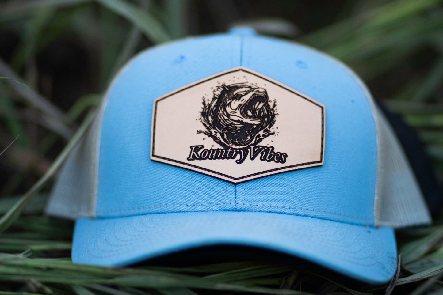 Light Blue/Tan KountryVibes Hat