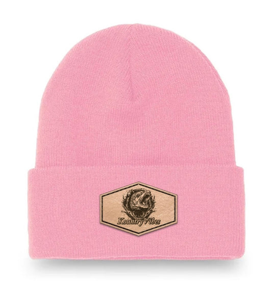 Pink KountryVibes Beanie