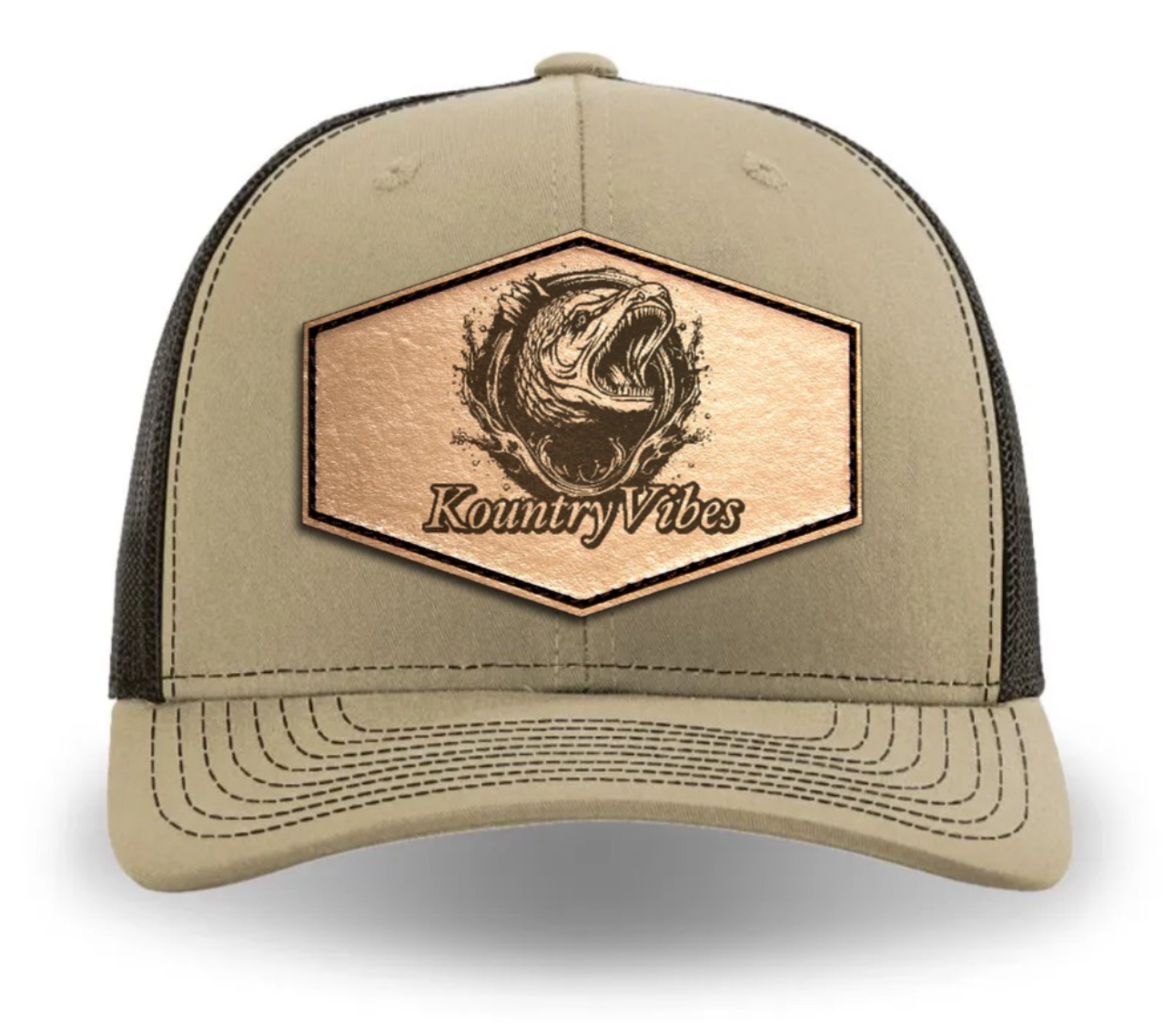 Khaki/Brown KountryVibes Hat