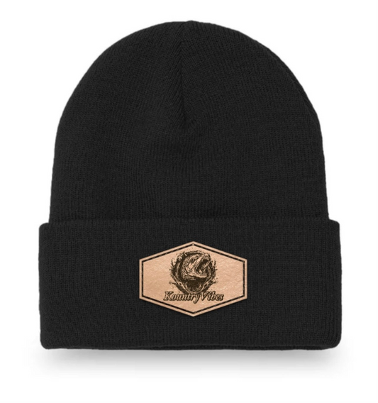 Black KountryVibes Beanie