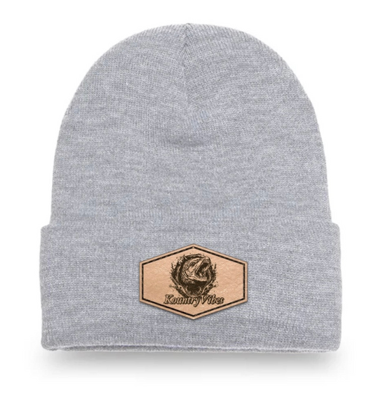 Gray KountryVibes Beanie