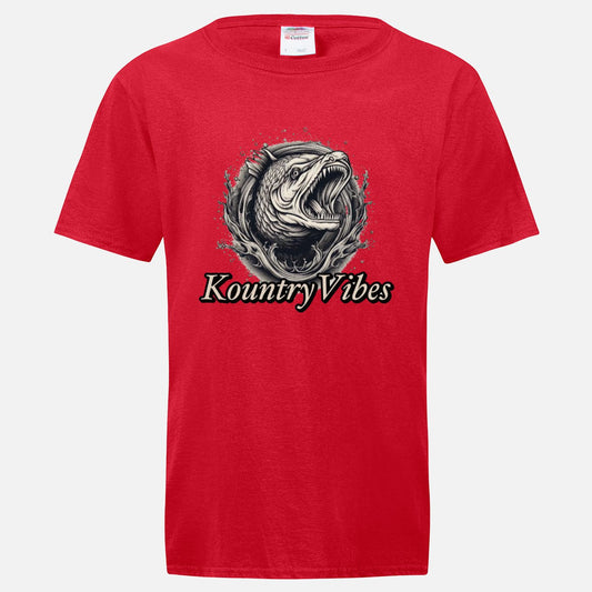 Red KountryVibes Shirt - 100% Cotton